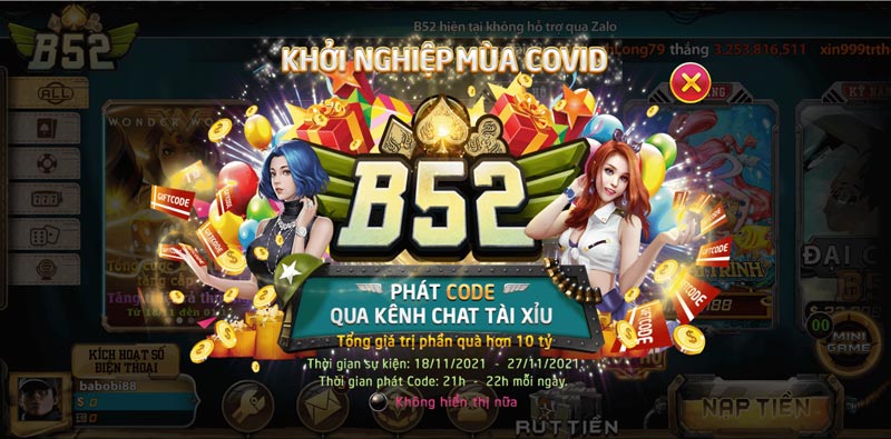 Săn Giftcode B52 Club - Bí Kíp Rinh Quà Khủng 1 Các kênh phát quà và giftcode mới nhất của B52